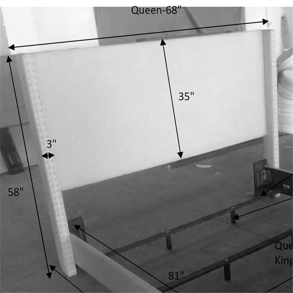 Crosley Furniture Casey Upholstered Bed Headboard, Bourbon Linen, Full/Queen - Image 3