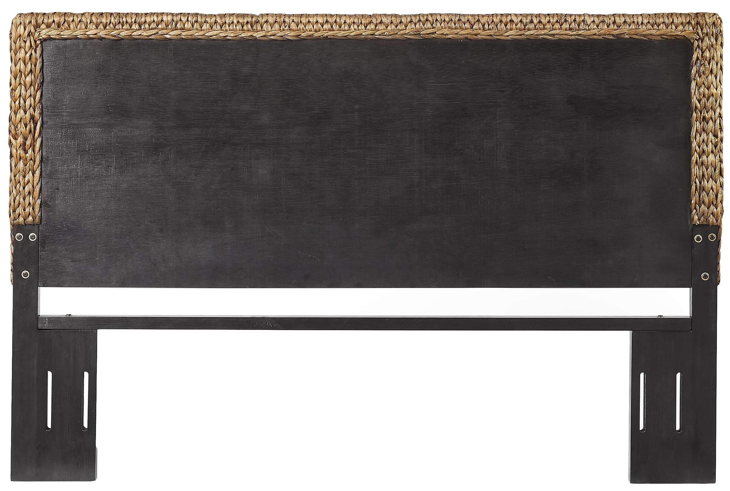 Crosley Furniture Edgewater Boho Natural Fiber Handwoven Rattan Headboard for King Size Bed, Seagrass, King - Image 4