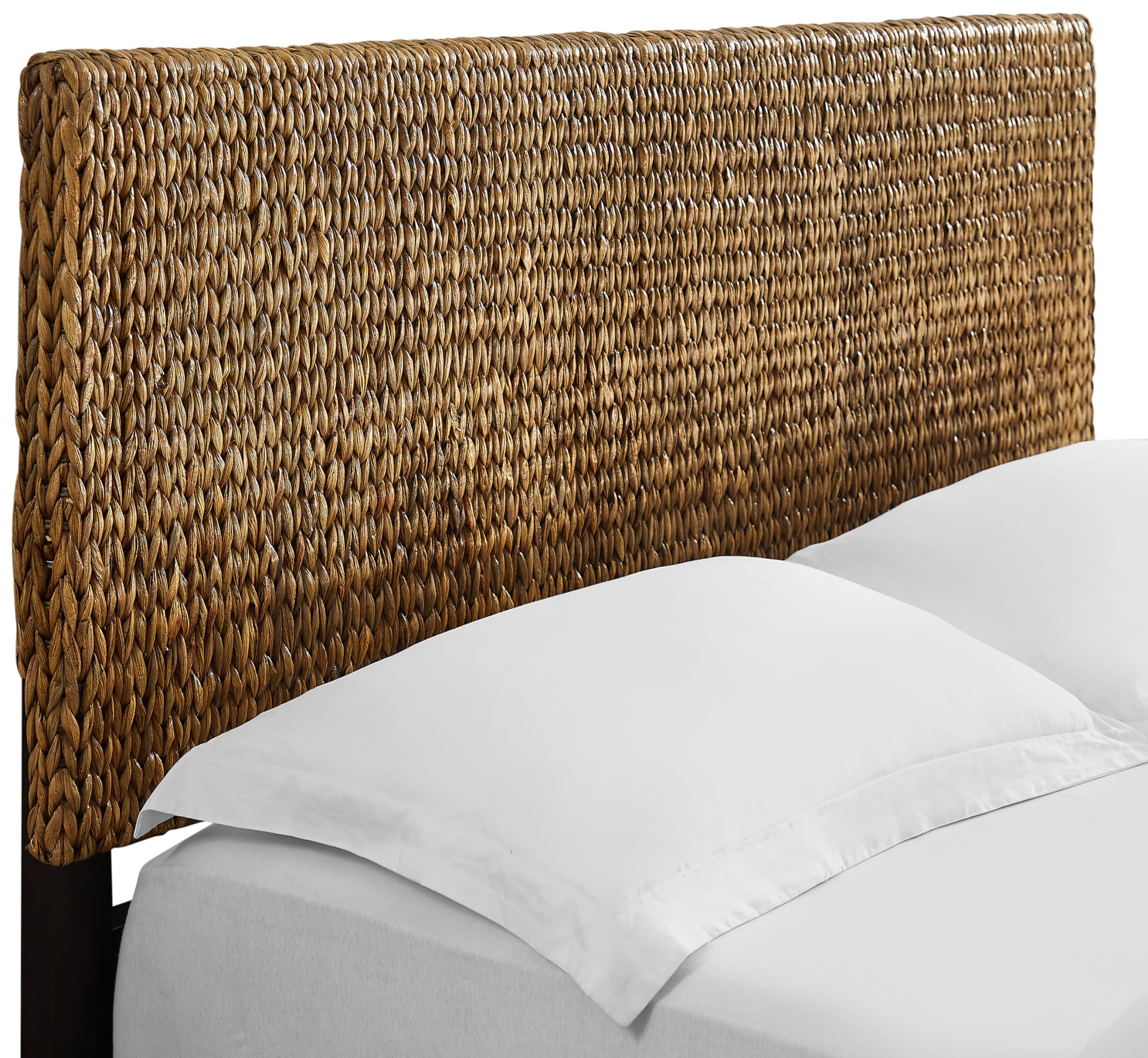 Crosley Furniture Edgewater Boho Natural Fiber Handwoven Rattan Headboard for King Size Bed, Seagrass, King - Image 7