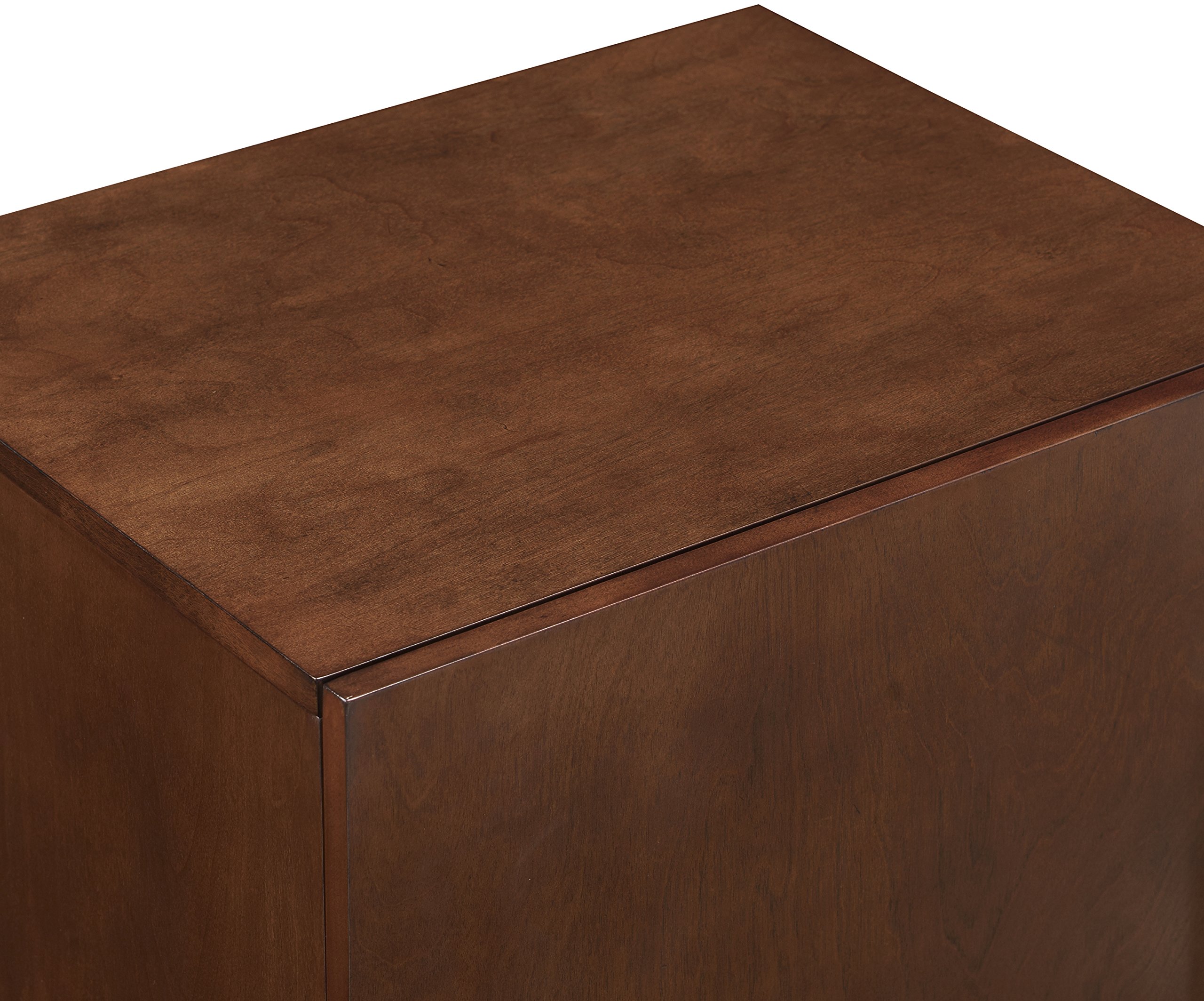 Crosley Furniture Everett Record Player Stand with Storage for Vinyl Records, Mahogany - Image 13