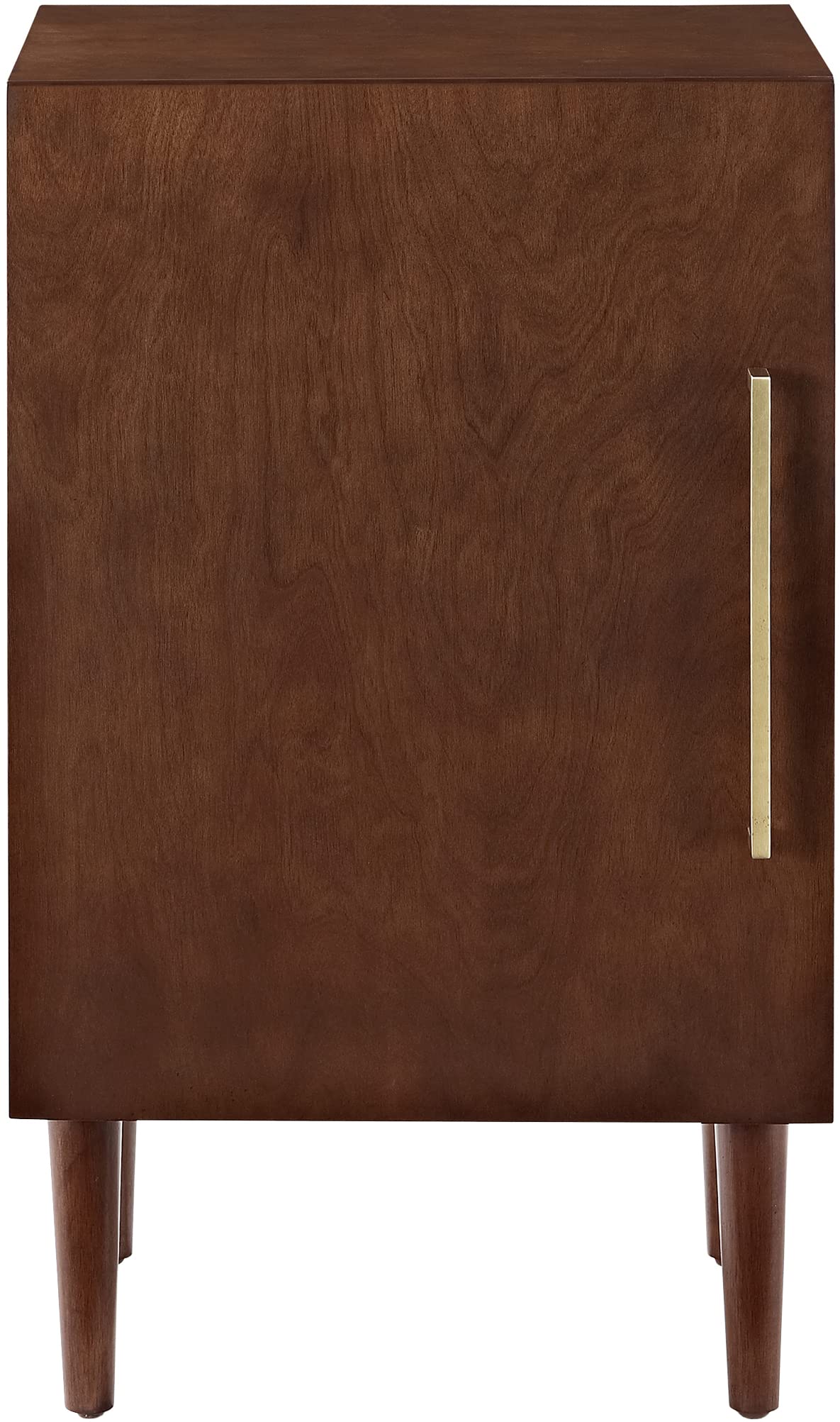 Crosley Furniture Everett Record Player Stand with Storage for Vinyl Records, Mahogany - Image 3