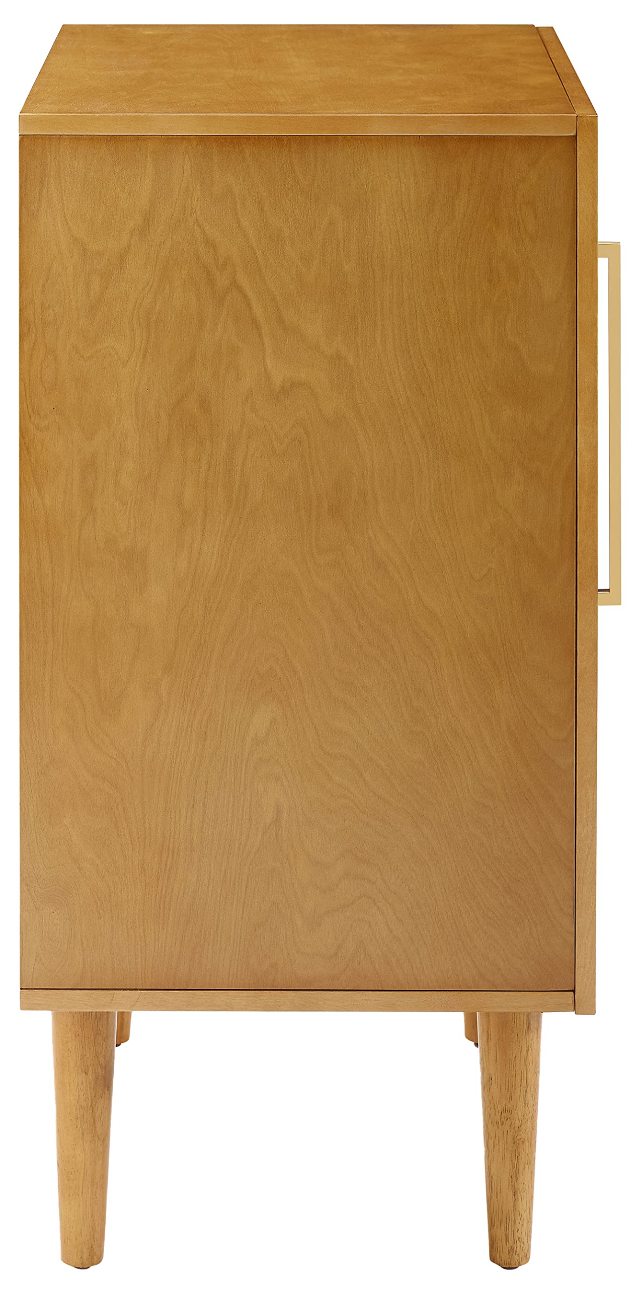 Crosley Furniture Everett Record Player Stand with Storage for Vinyl Records, Acorn - Image 5