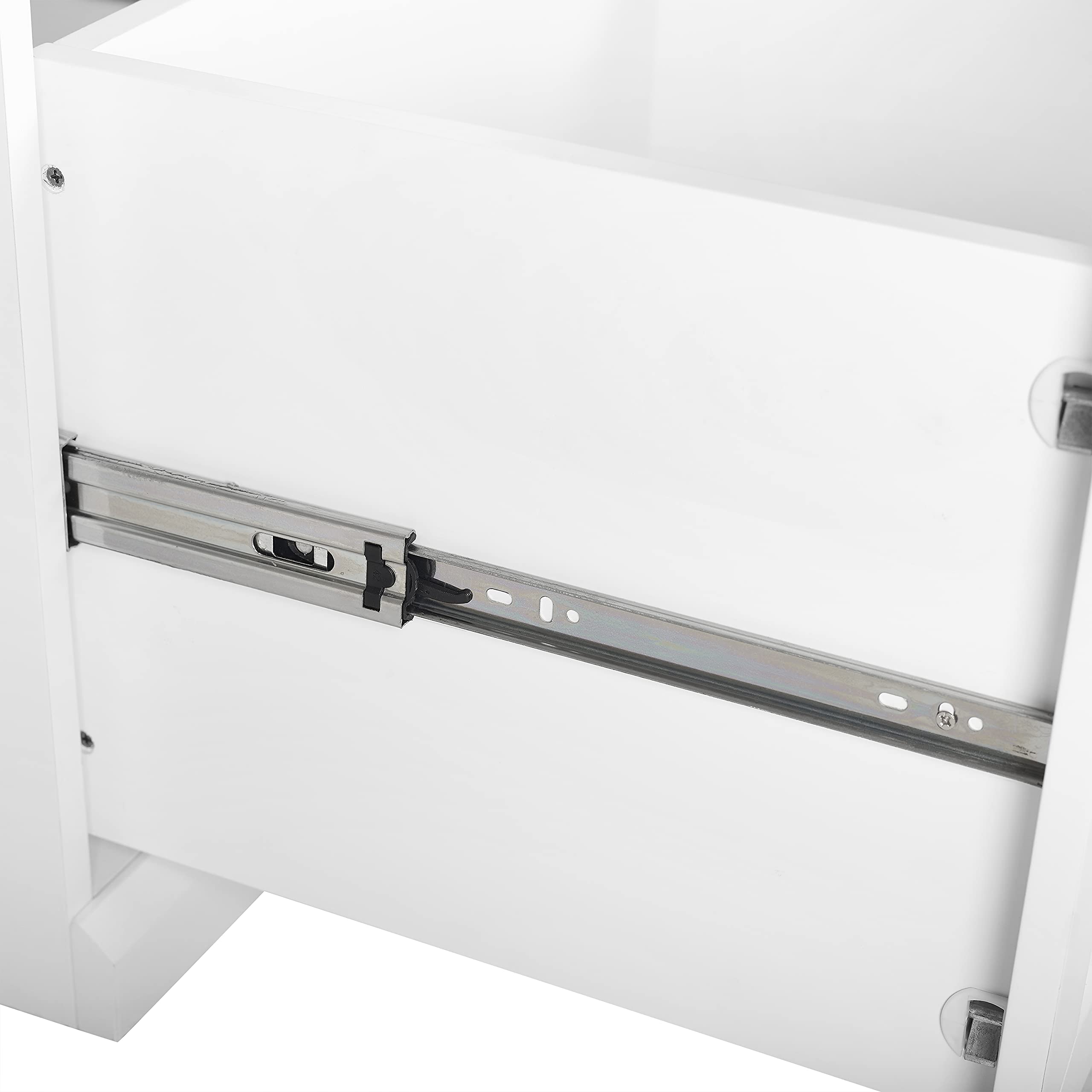 Crosley Furniture Harper Hall Tree with Storage Bench and Coat Rack Hooks for Hanging, White - Image 11