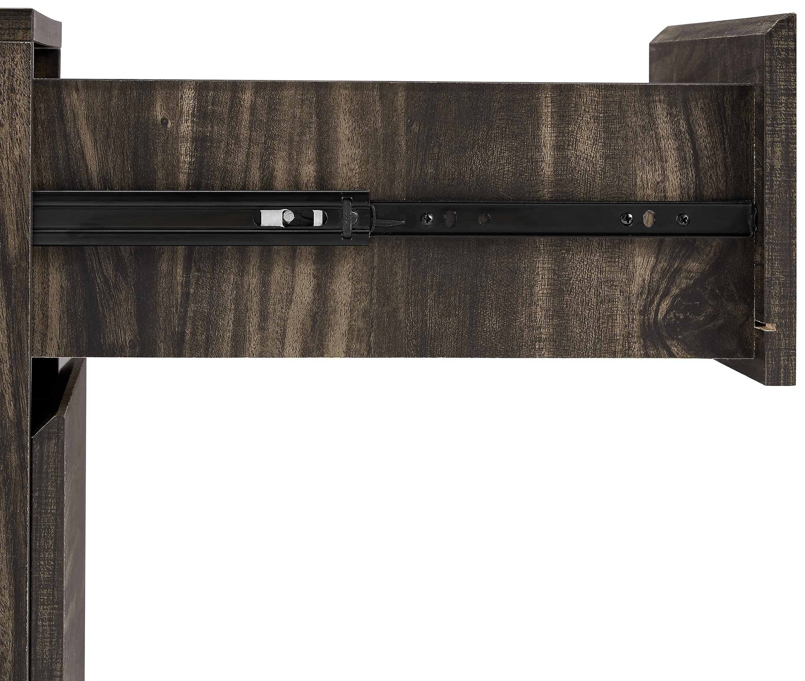 Crosley Furniture Jacobsen File Cabinet for Home Office Organization and Filing Storage, Brown - Image 11