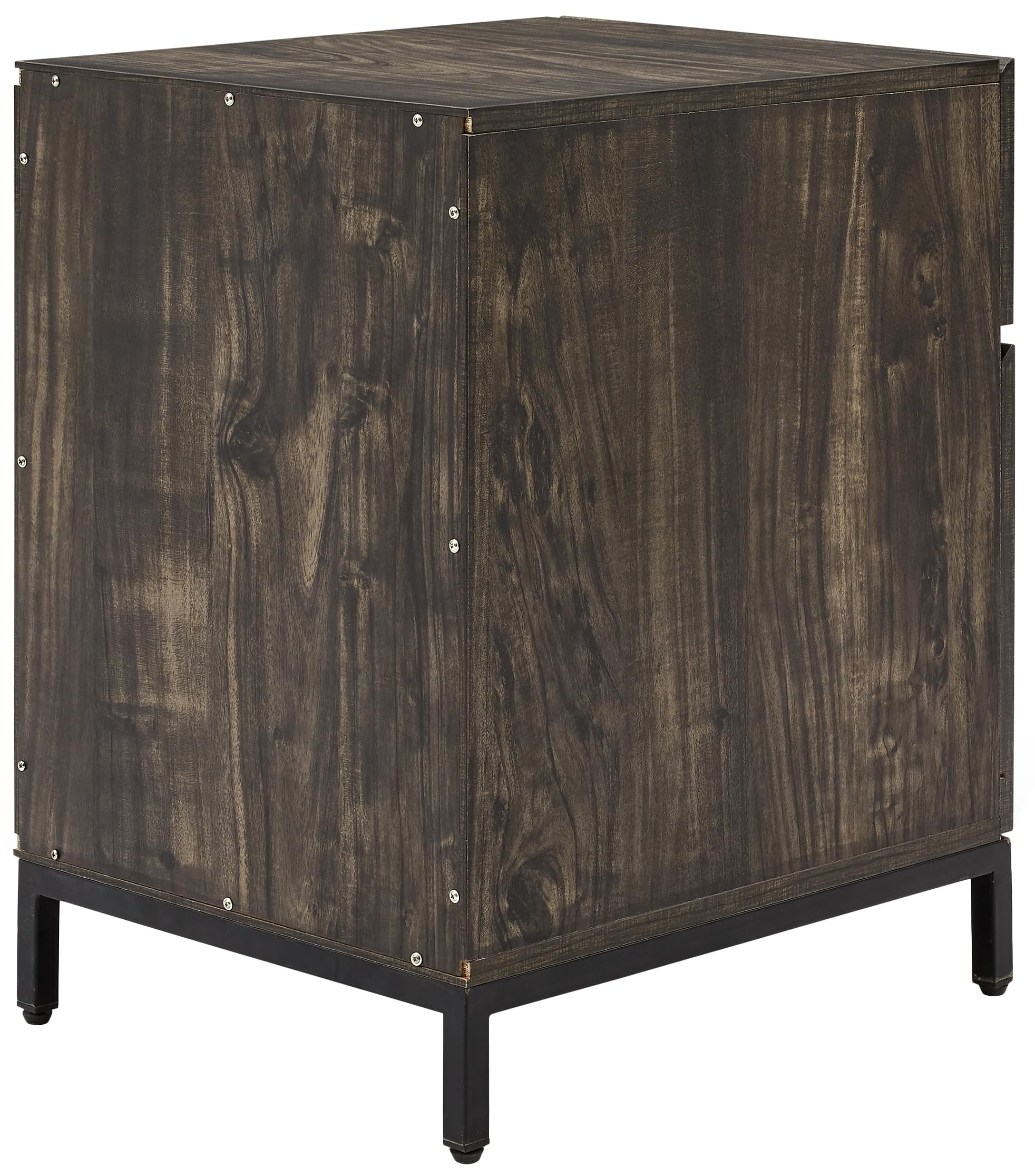 Crosley Furniture Jacobsen File Cabinet for Home Office Organization and Filing Storage, Brown - Image 5