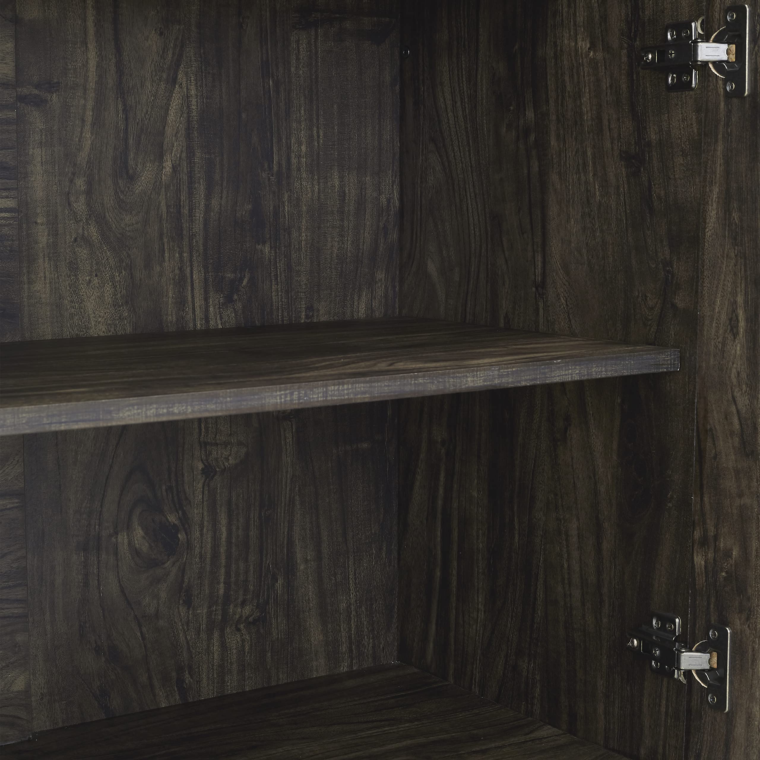 Crosley Furniture Jacobsen Large Bookshelf, Bookcase Storage with Shelves, Brown Ash - Image 9