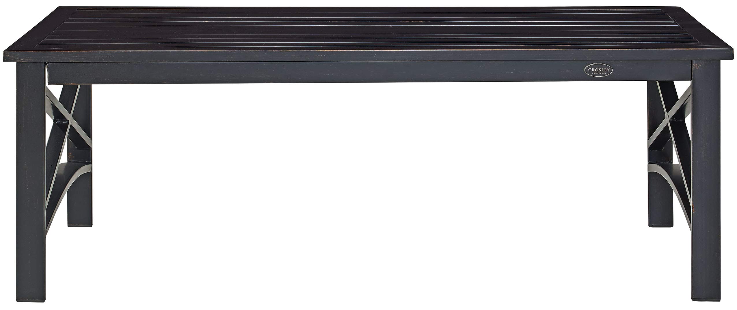 Crosley Furniture Kaplan Weather Resistant Metal Outdoor Coffee Table for Patio, Deck, Porch, Oiled Bronze - Image 4