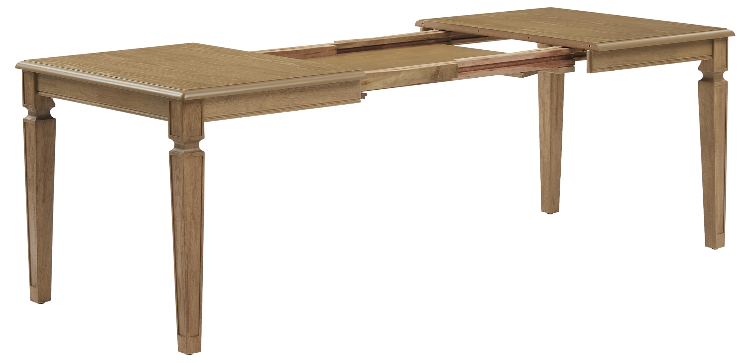 Crosley Furniture Katia Traditional Wood Dining Room Table with Leaf Extension, Kitchen Tables, Driftwood - Image 10