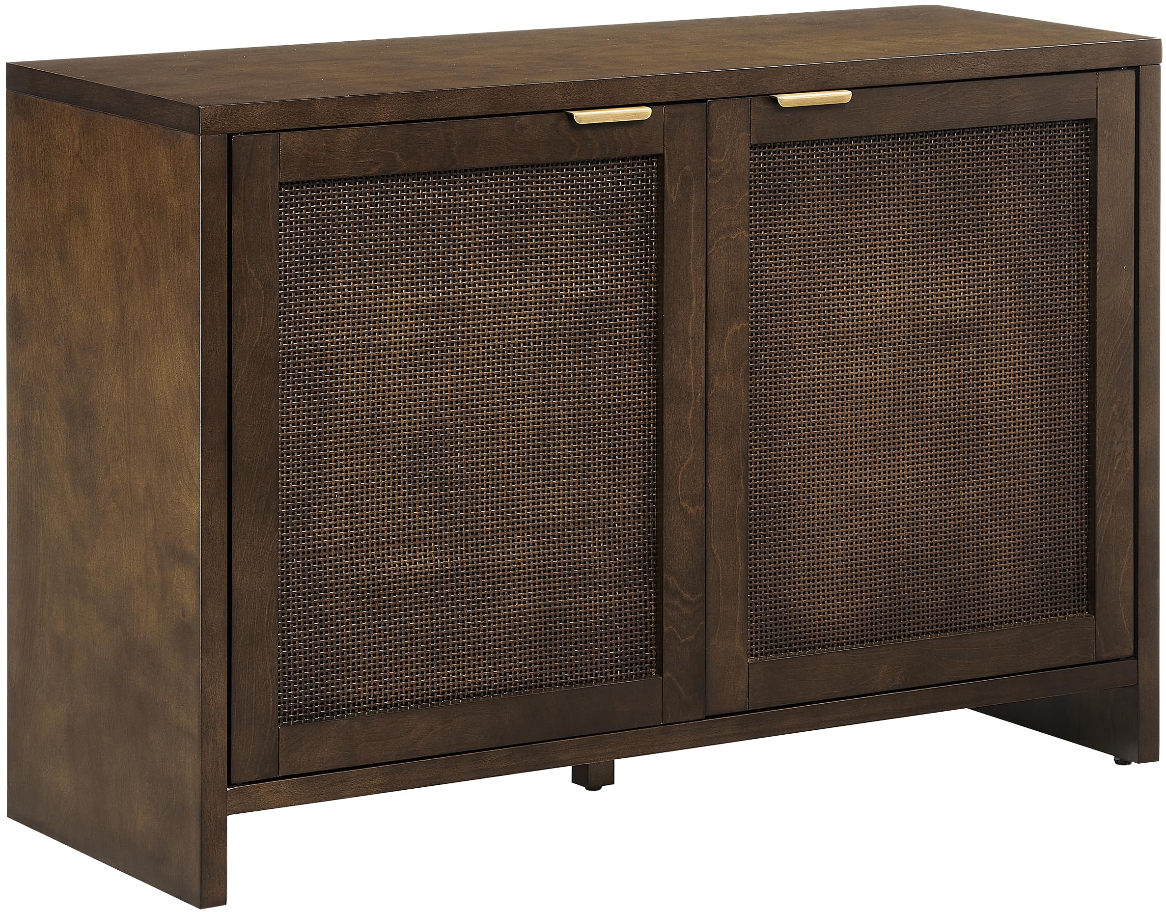Crosley Furniture Kenji Media Console, Record Player Stand with Vinyl Storage, Modern Home Organizer, Dark Brown - Image 12