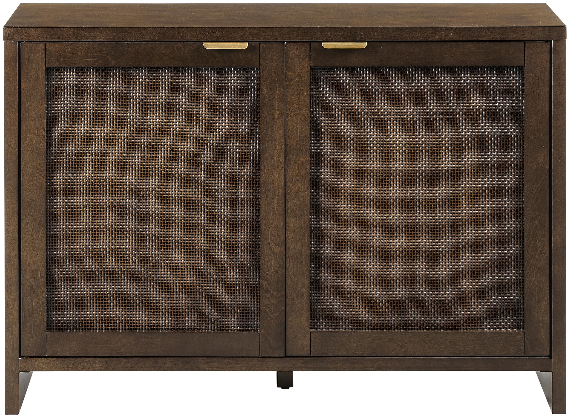 Crosley Furniture Kenji Media Console, Record Player Stand with Vinyl Storage, Modern Home Organizer, Dark Brown - Image 6