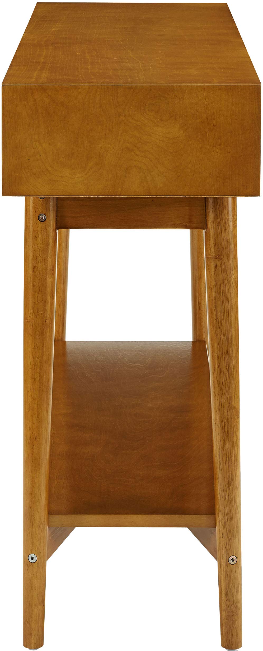 Crosley Furniture Landon Sofa Console Table with Drawers and Shelf for Hall, Entryway, or Living Room, Acorn - Image 5