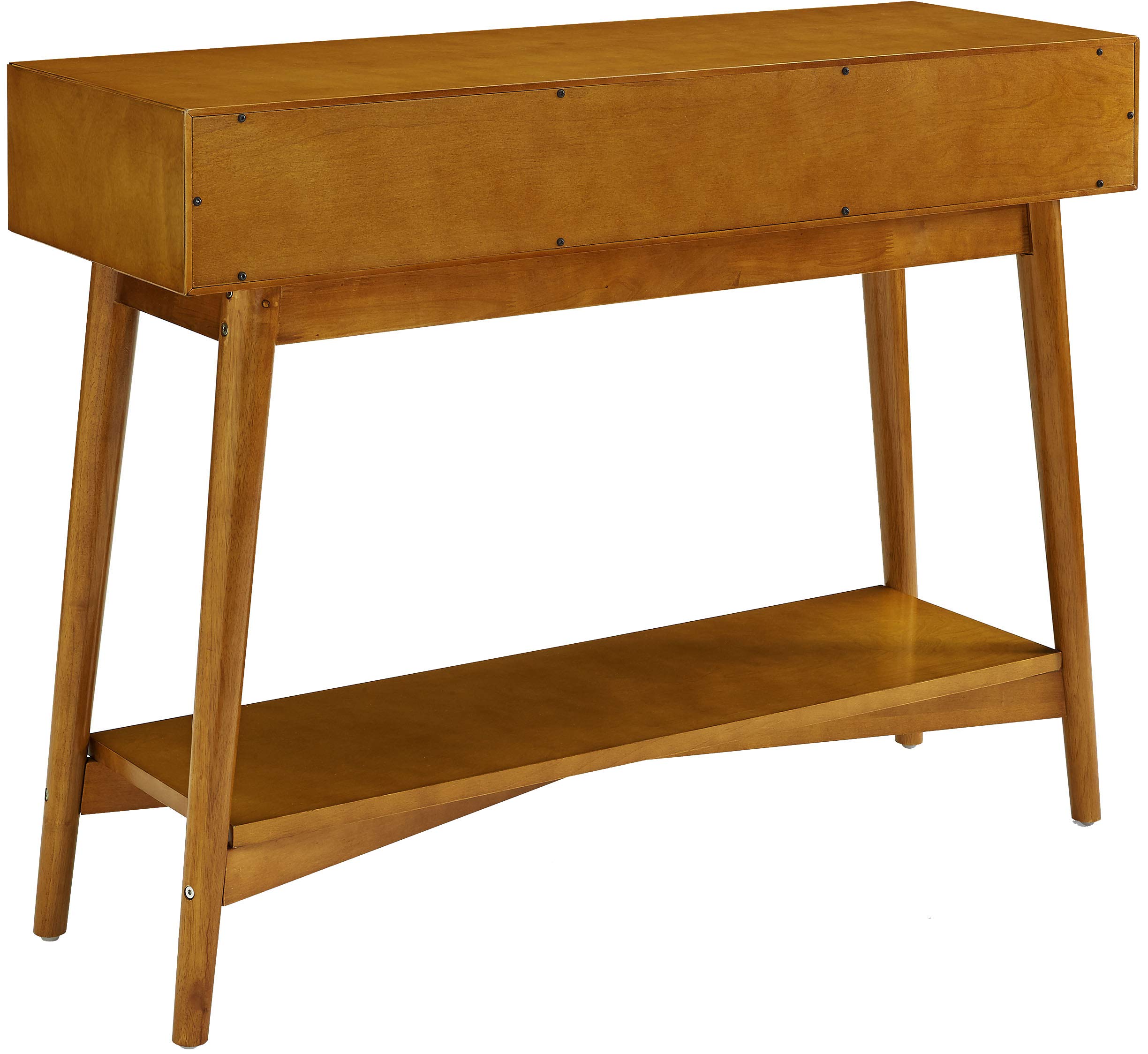 Crosley Furniture Landon Sofa Console Table with Drawers and Shelf for Hall, Entryway, or Living Room, Acorn - Image 6