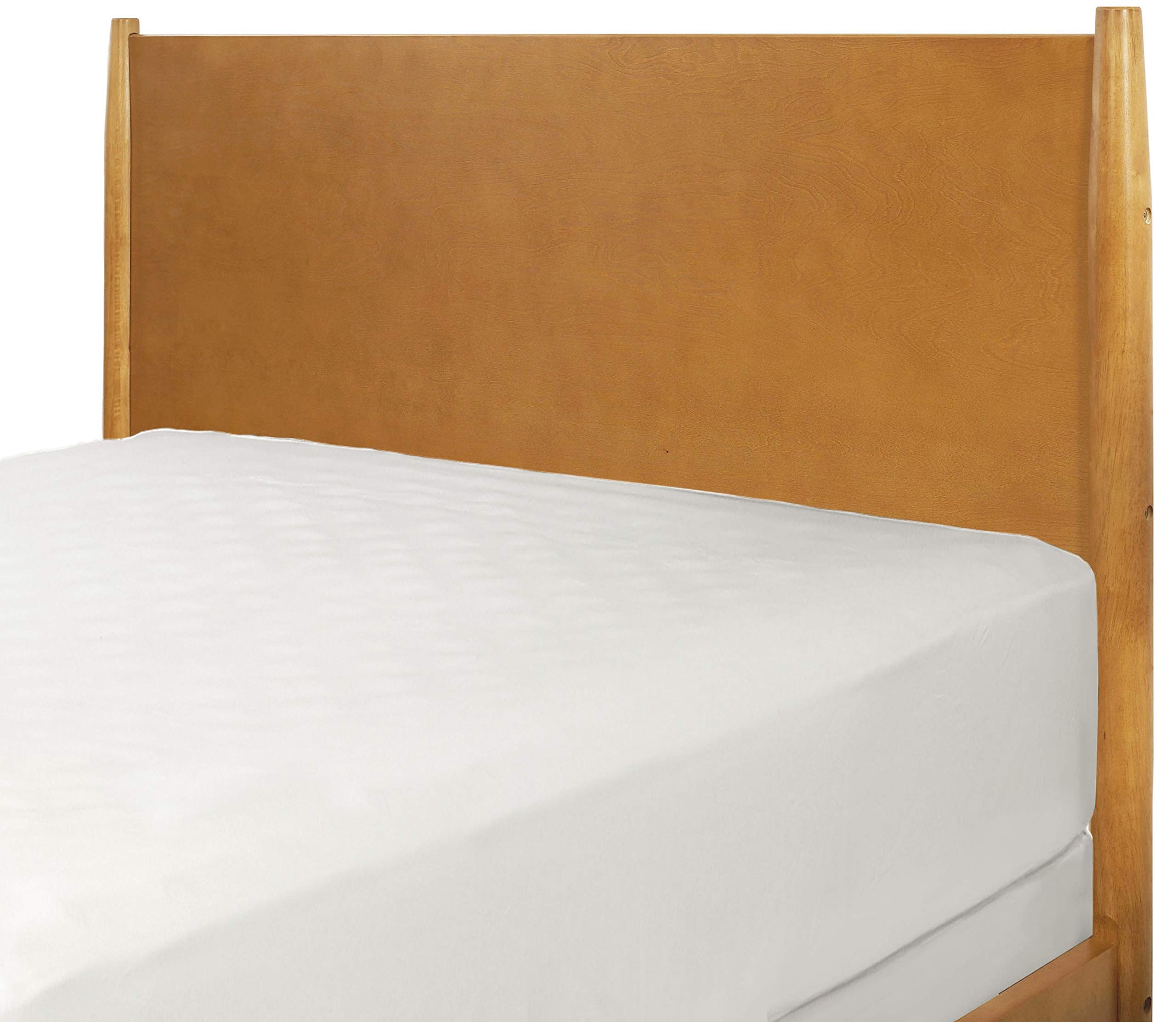 Crosley Furniture Landon Wood Bed Set, Acorn, Queen - Image 10