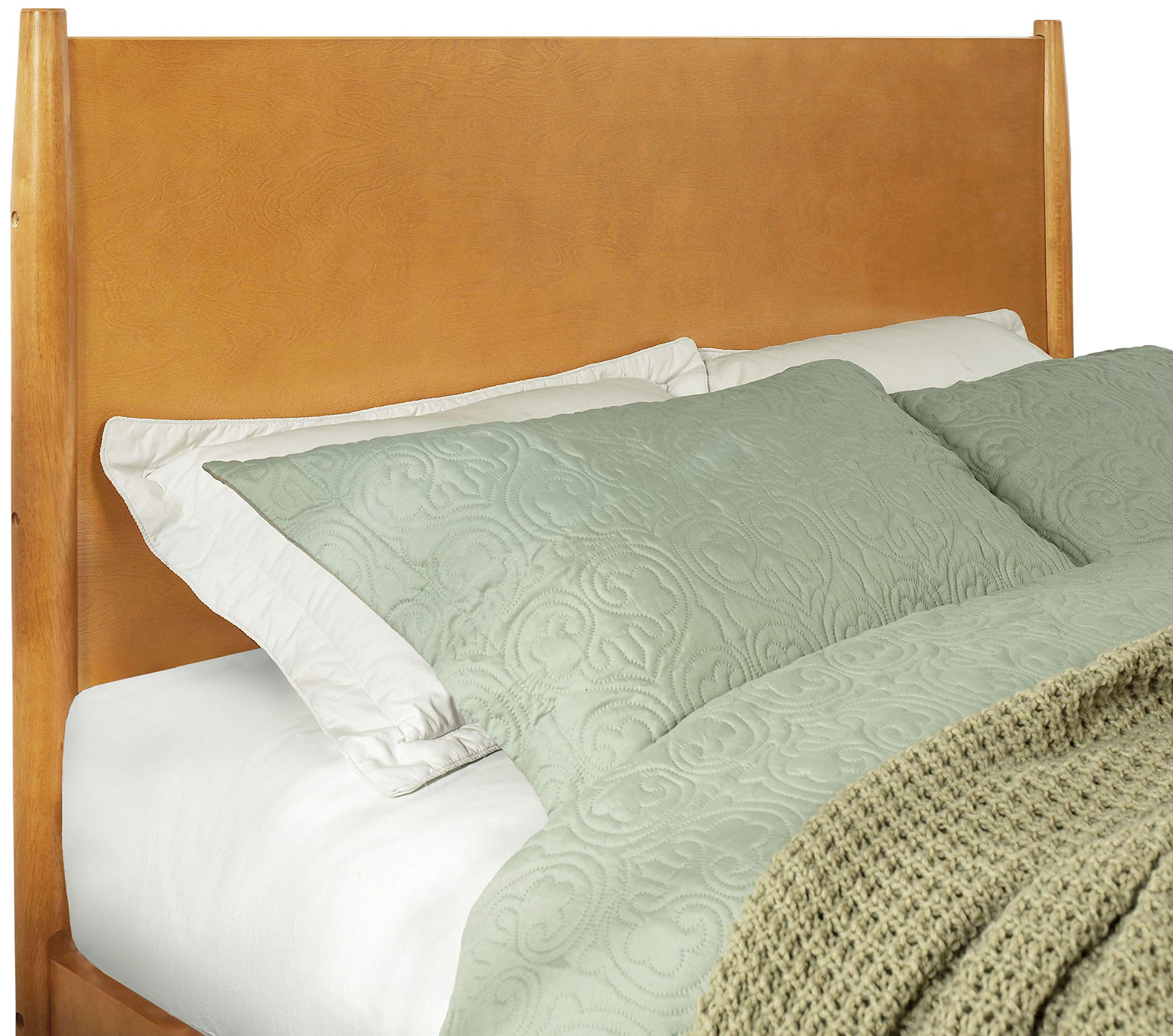 Crosley Furniture Landon Wood Bed Set, Acorn, Queen - Image 9