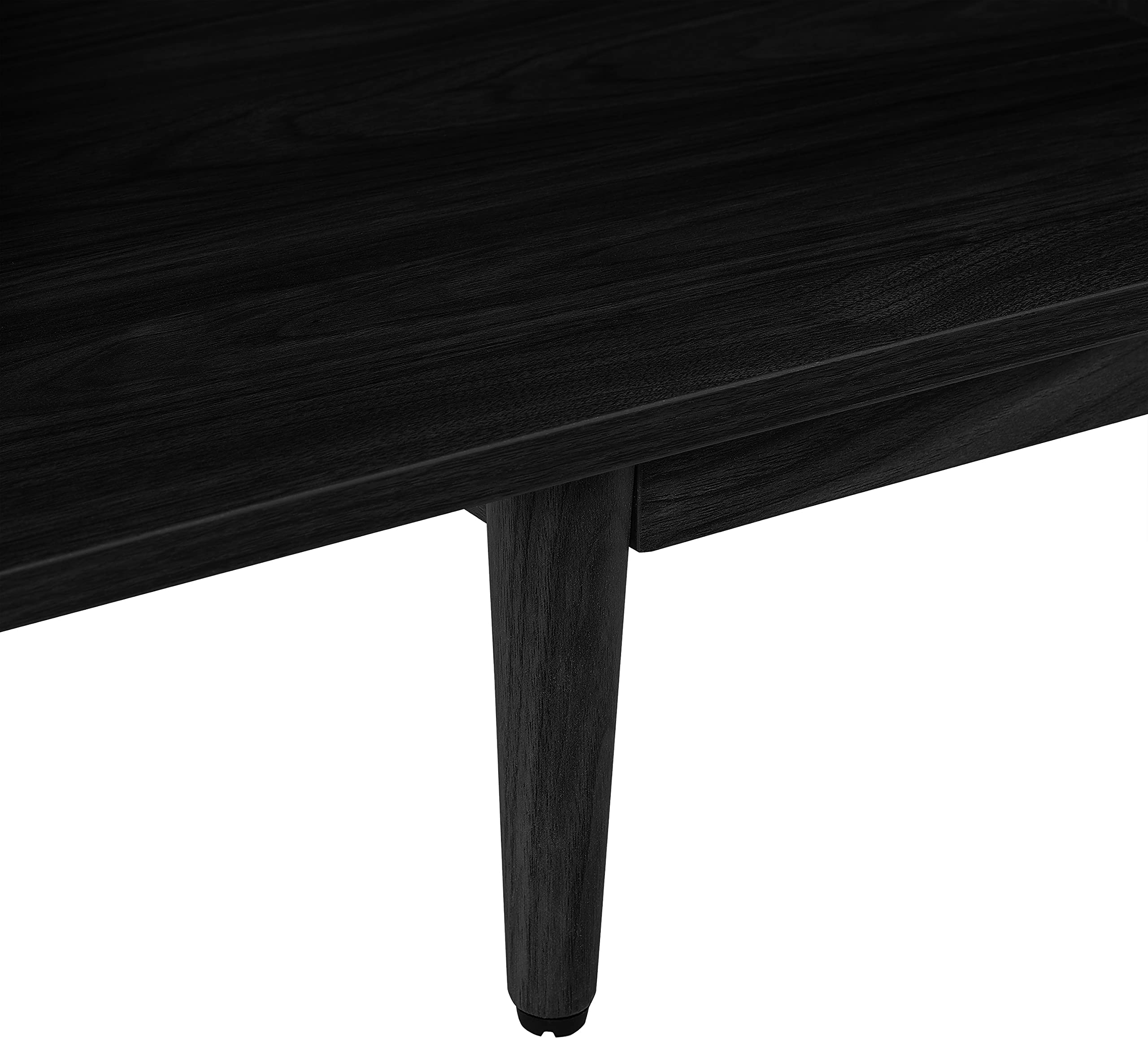 Crosley Furniture Liam Medium Vinyl Record Storage TV Stand and Entertainment Center, Media Console, Black - Image 13