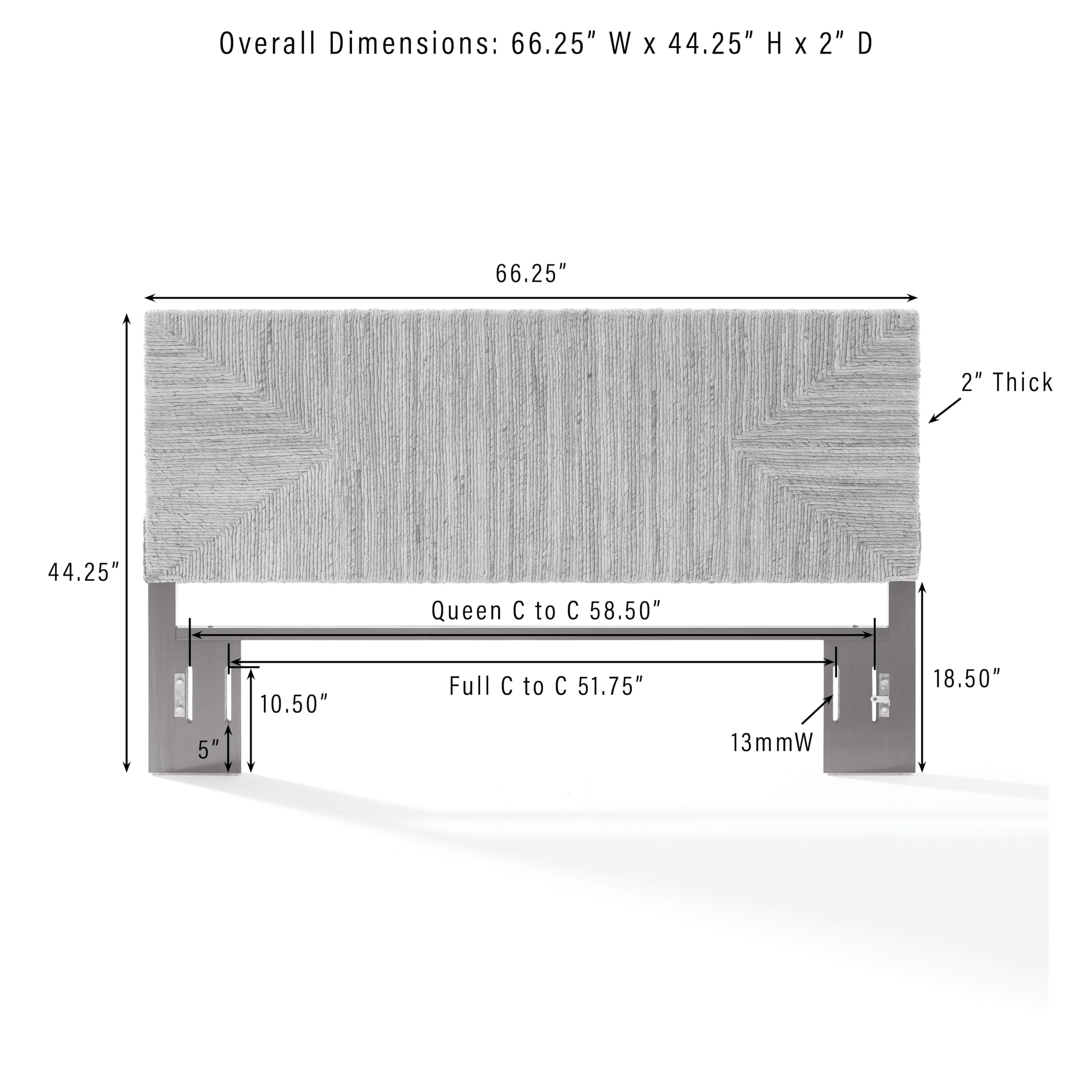 Crosley Furniture Marella Handwoven Natural Fiber Rattan Headboard for Queen Size Bed, Banana Leaf - Image 3
