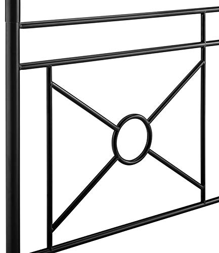 Crosley Furniture Montgomery Canopy Bed Set, Black, Queen - Image 11