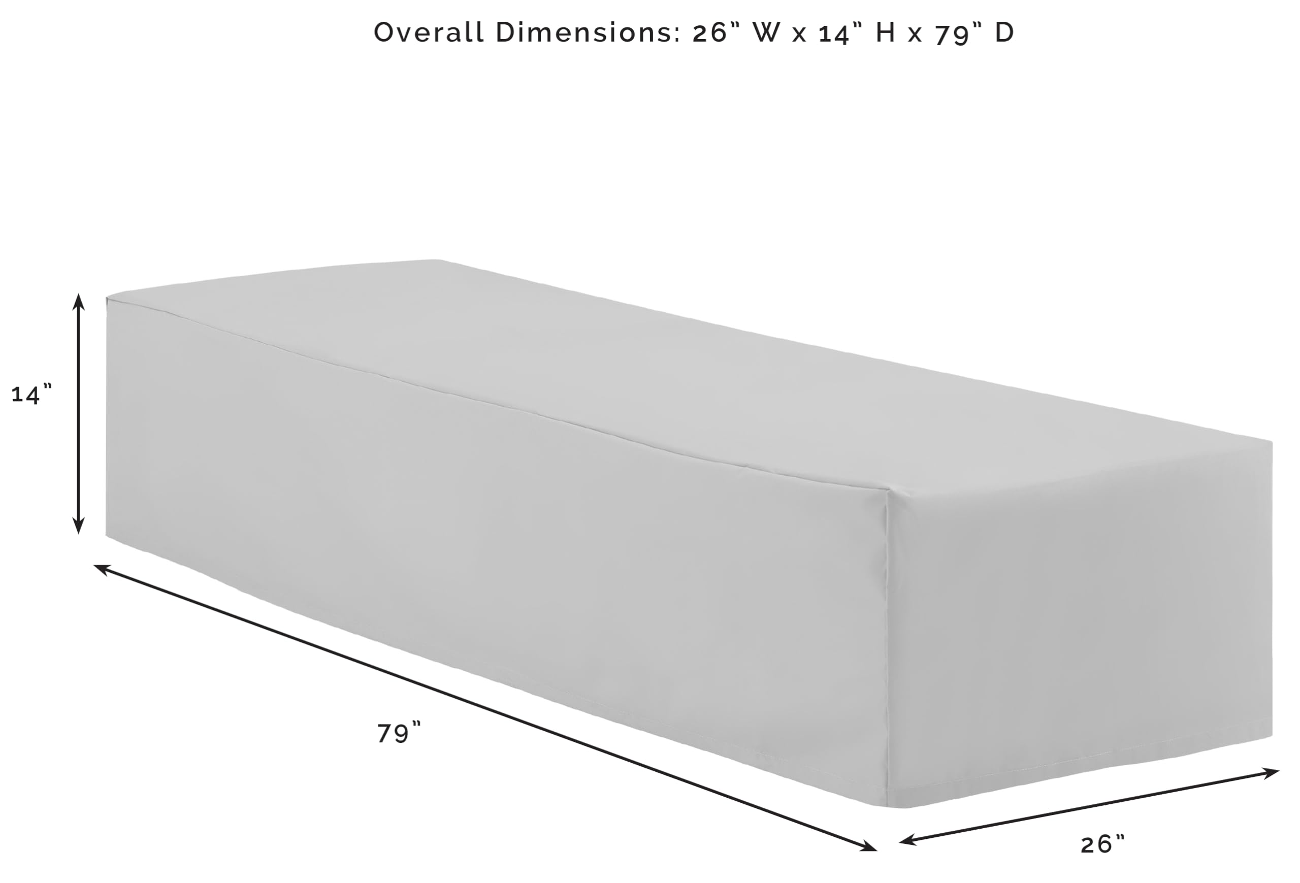 Crosley Furniture Patio Furniture Covers, Waterproof 2-Piece Outdoor Chaise Lounge Cover Set for Backyard, Tan - Image 5