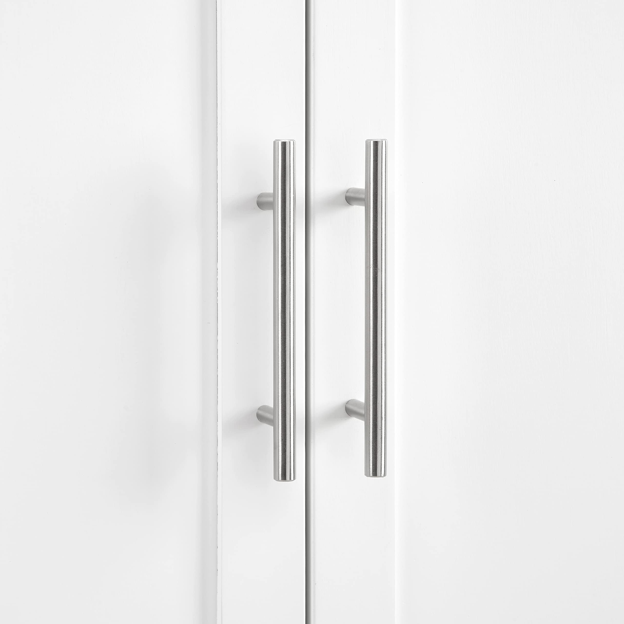 Crosley Furniture Savannah Tall Pantry Storage Cabinet with Shelves, Kitchen, Dining, or Laundry Room, White - Image 14