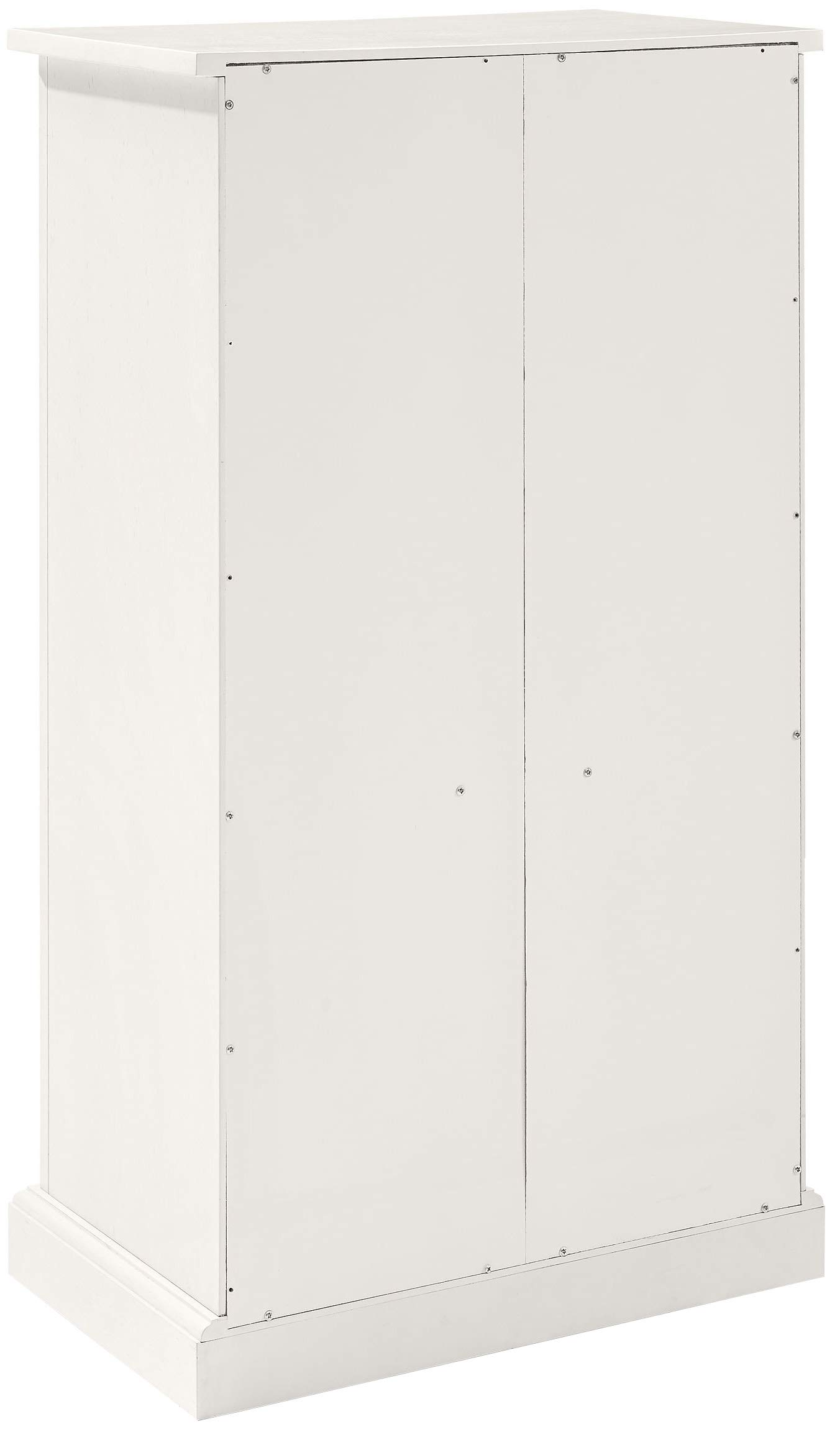 Crosley Furniture Seaside Accent Storage Cabinet, Bar, Buffet for Kitchen, Living Room, or Entryway, White - Image 6