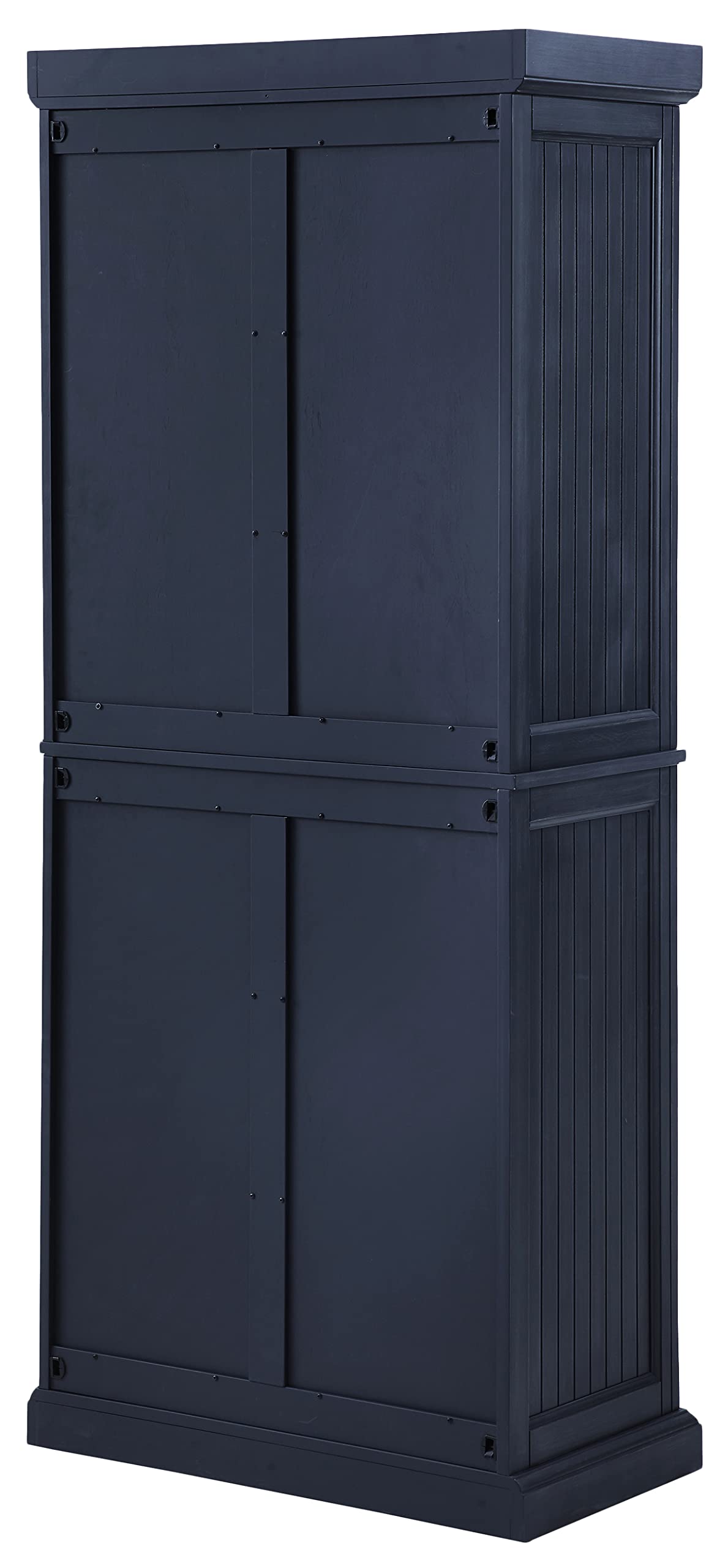 Crosley Furniture Seaside Coastal Pantry Storage Cabinet with Shelves, Kitchen, Dining, or Laundry Room, Distressed Navy - Image 12