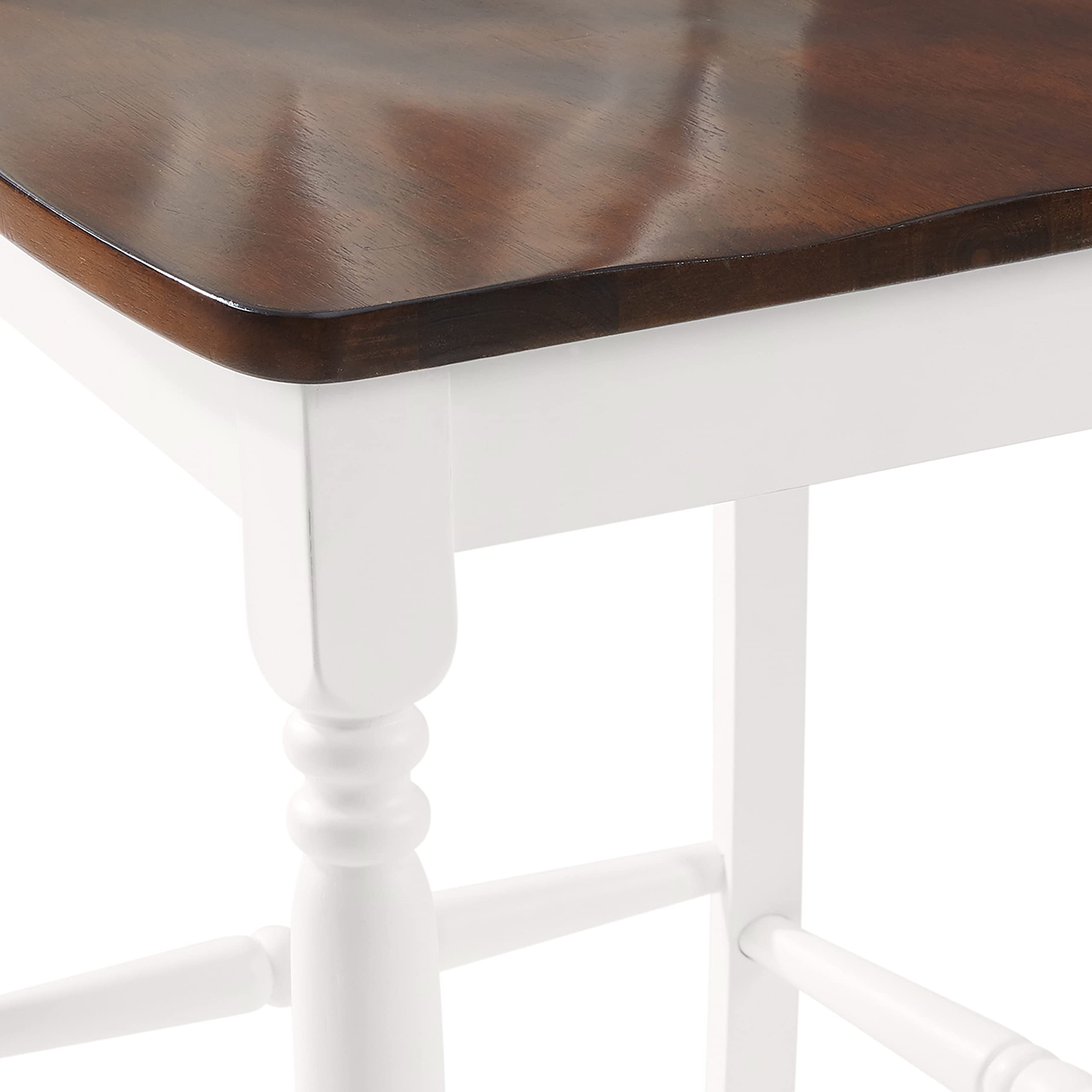 Crosley Furniture Shelby Wood X Back Counter Height Bar Stools Set of 2 - Image 9