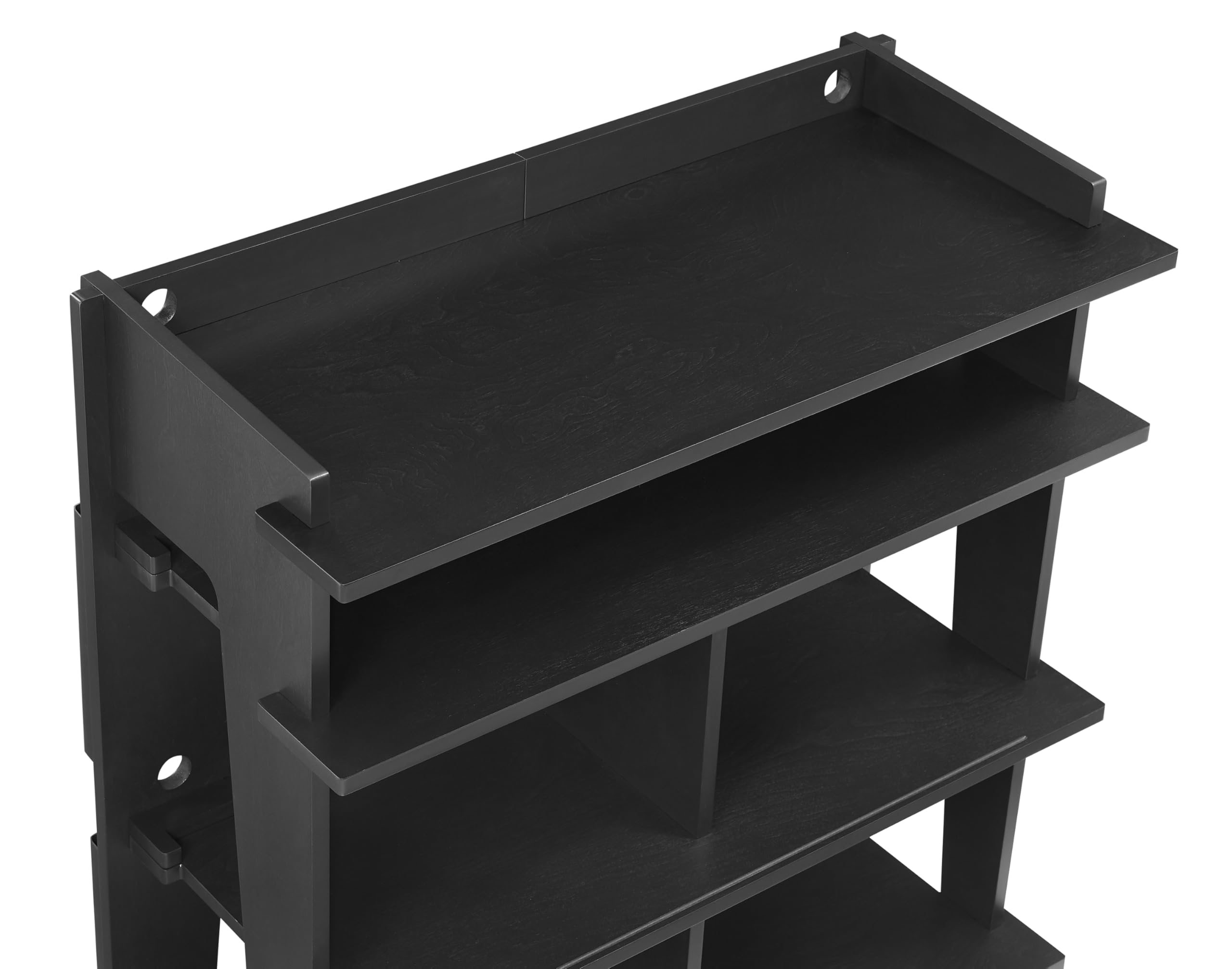 Crosley Furniture Soho Media Console, Record Player Stand with Vinyl Storage, Modern Home Organizer, Black - Image 11