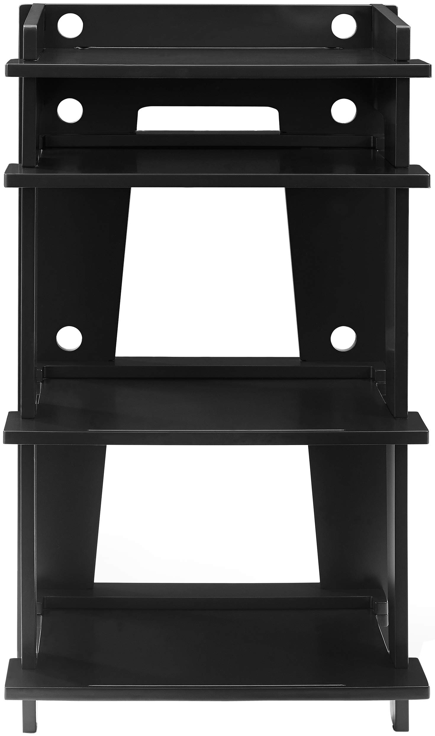 Crosley Furniture Soho Record Player Stand, Media Console with Vinyl Storage, Modern Home Organizer, Black - Image 4
