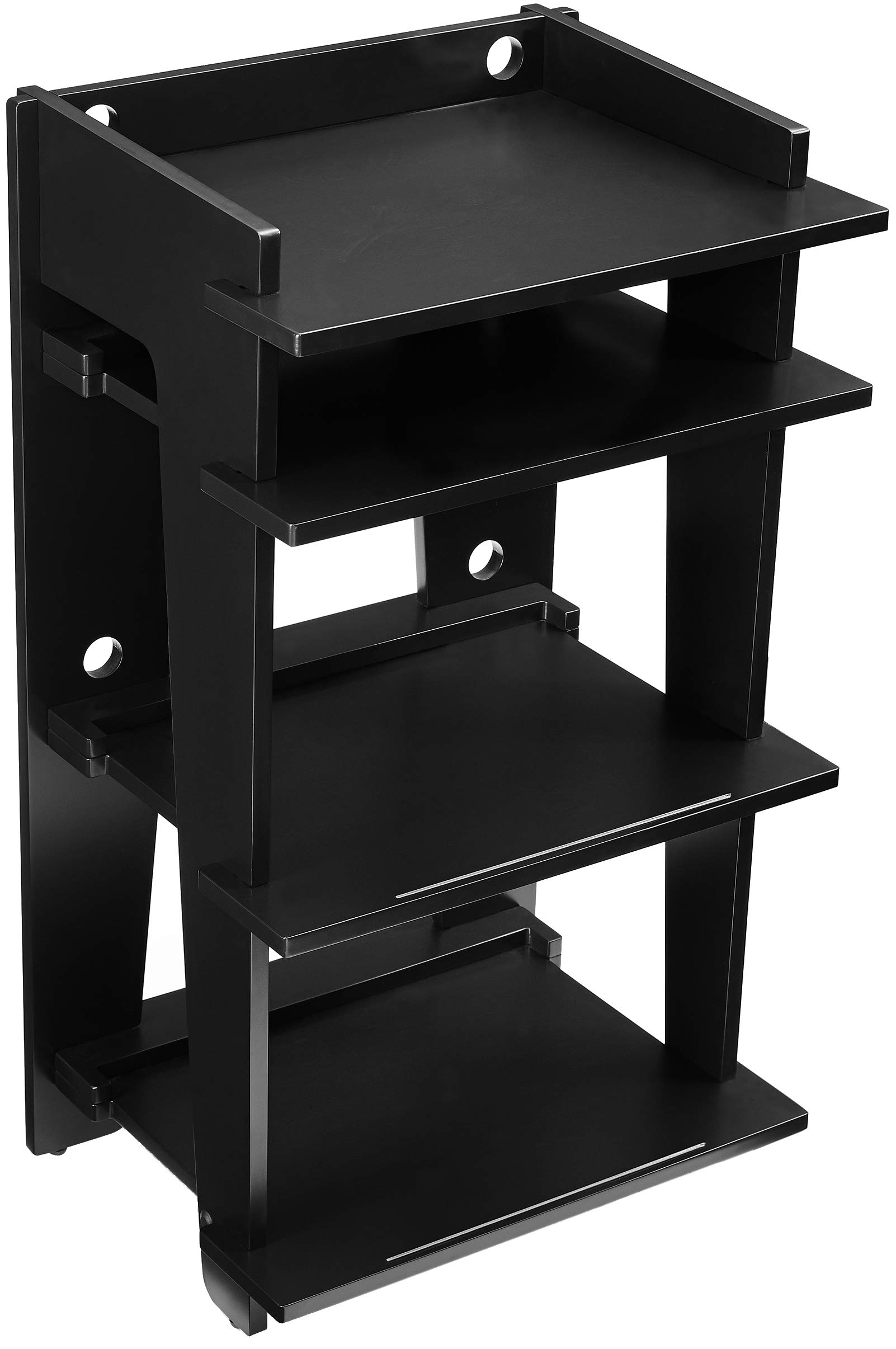 Crosley Furniture Soho Record Player Stand, Media Console with Vinyl Storage, Modern Home Organizer, Black - Image 5