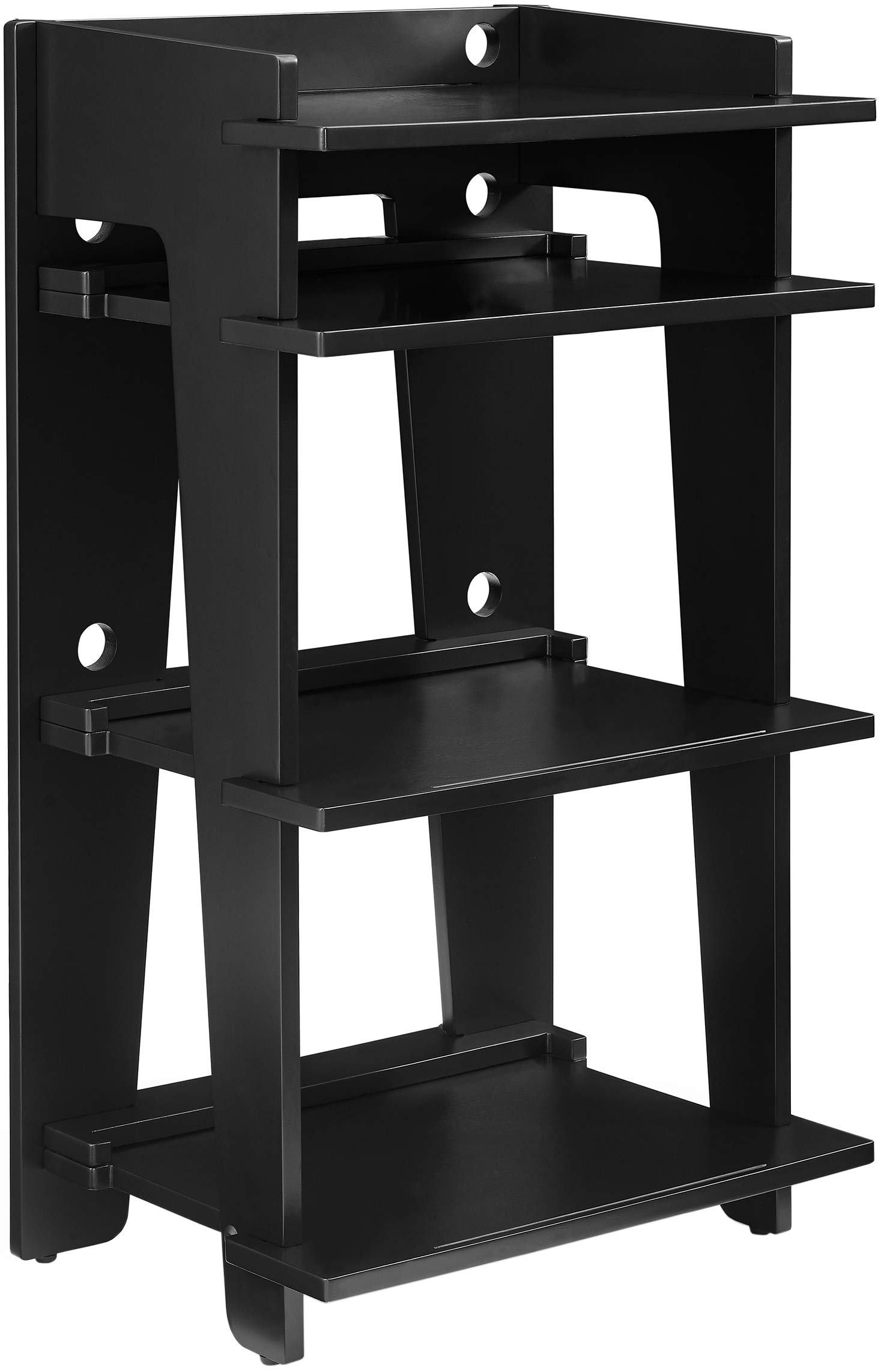 Crosley Furniture Soho Record Player Stand, Media Console with Vinyl Storage, Modern Home Organizer, Black - Image 9