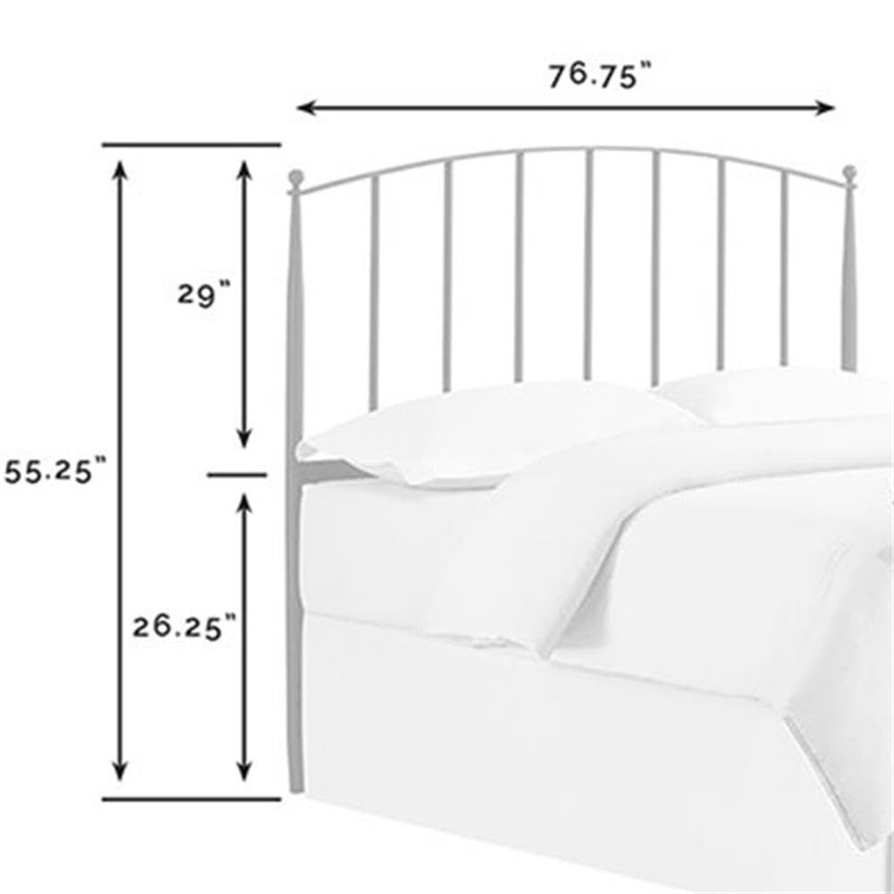 Crosley Furniture Whitney Bed Headboard, Black, King - Image 3