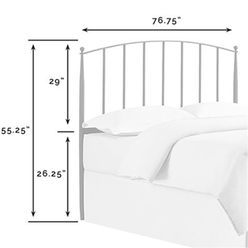 Crosley Furniture Whitney Bed Headboard, Black, King - Image 8