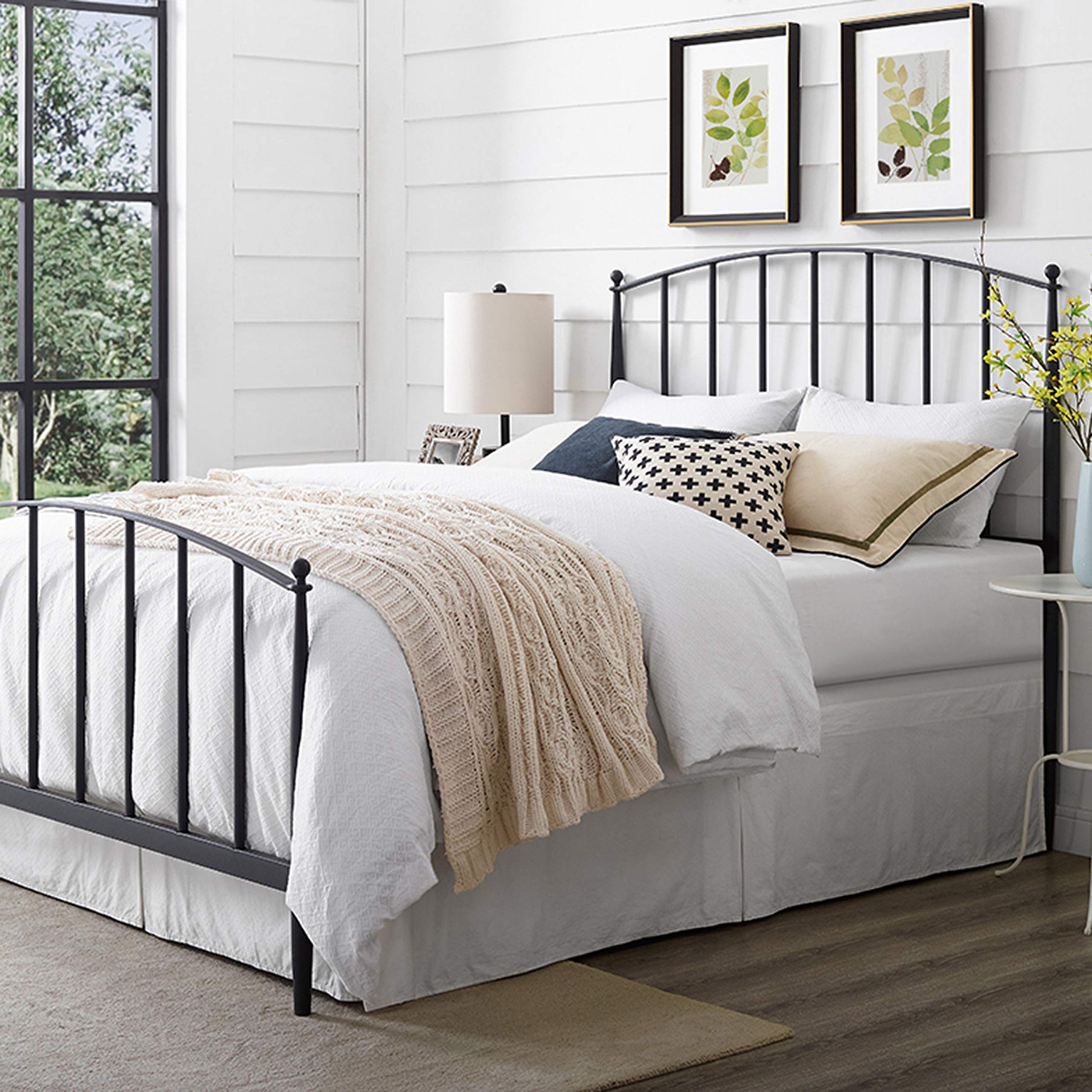 Crosley Furniture Whitney Bed Set, Black, Queen - Image 12