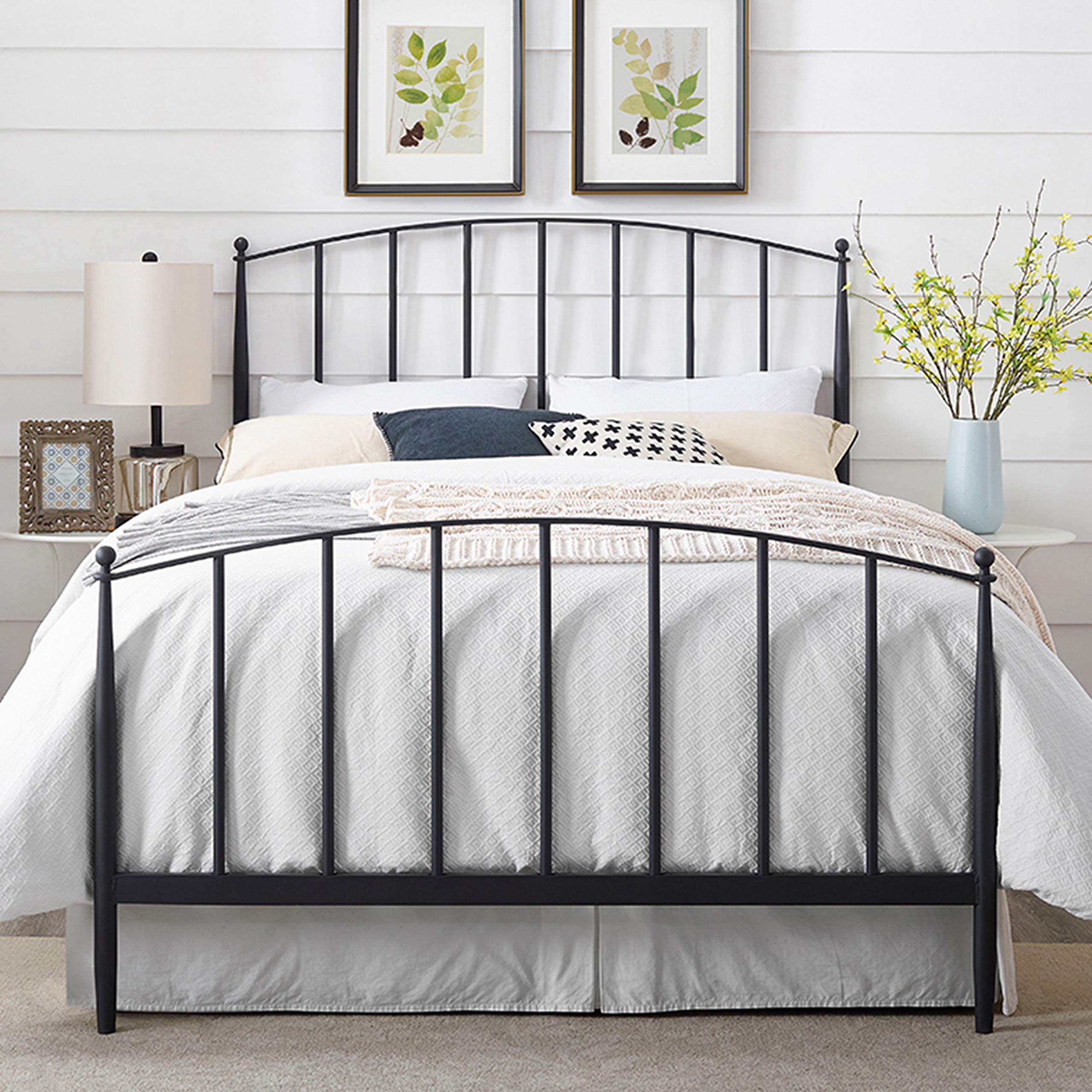 Crosley Furniture Whitney Bed Set, Black, Queen - Image 7